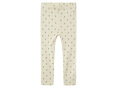 Lil Atelier leggings turtledove with flowers  